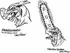 Hammersaurus and Chainsaw Guiron