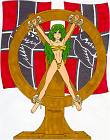 Lum on the Bondage Wheel colored