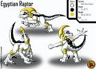 Character Layout - Egyptian Raptor