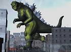 Godzillas visit in the city